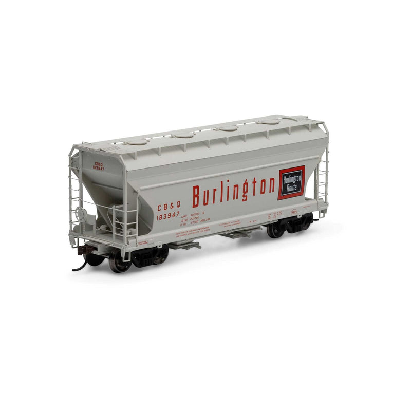 Athearn HO 81062 ACF 2970 Covered Hopper, Chicago Burlington & Quincy