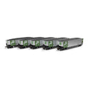 Athearn ATH81592 HO Bethgon Coalporter w/Load, BN 533800/533808/533836/533849/533865
