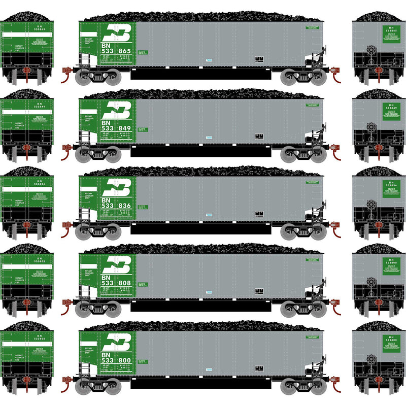 PREORDER Athearn ATH81592 HO Bethgon Coalporter w/Load, BN 533800/533808/533836/533849/533865