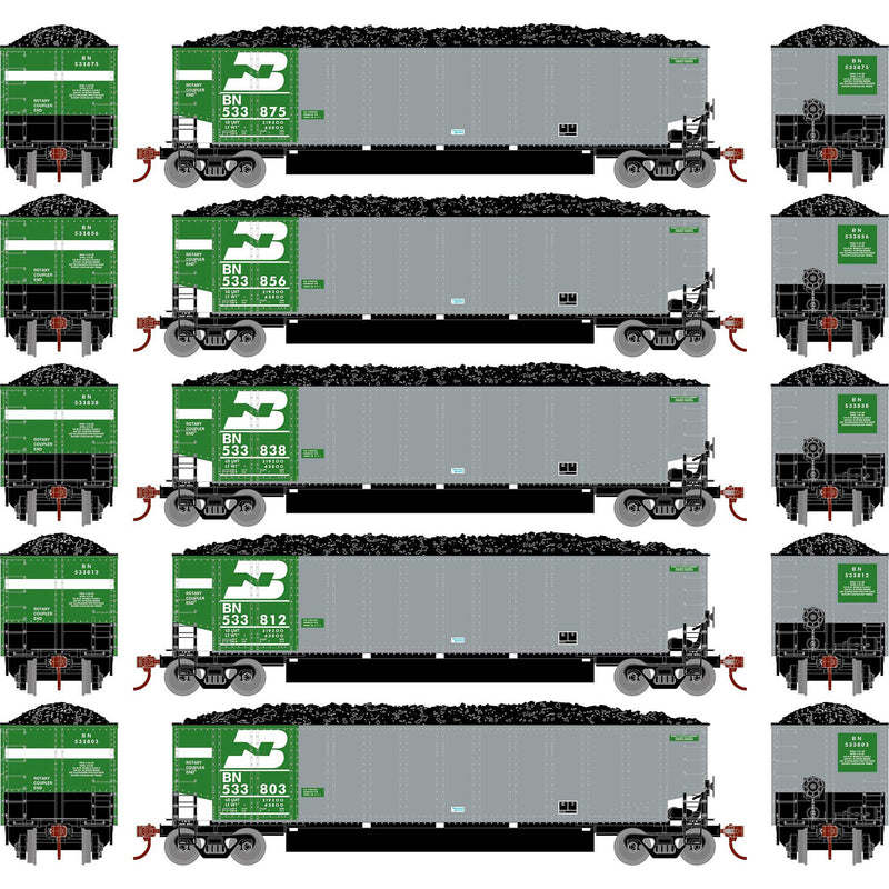 PREORDER Athearn ATH81593 HO Bethgon Coalporter w/Load, BN 533803/533812/533838/533856/533875