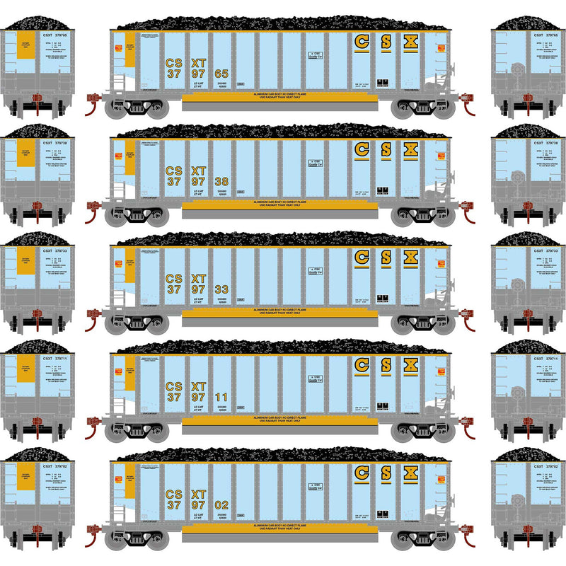 PREORDER Athearn ATH81601 HO Bethgon Coalporter w/Load, CSX 379702/379711/379733/379738/379765