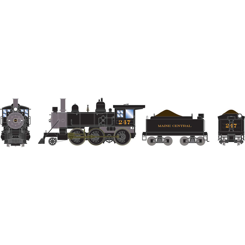 PREORDER Athearn ATH87242 HO 2-6-0 Steam Locomotive, MEC