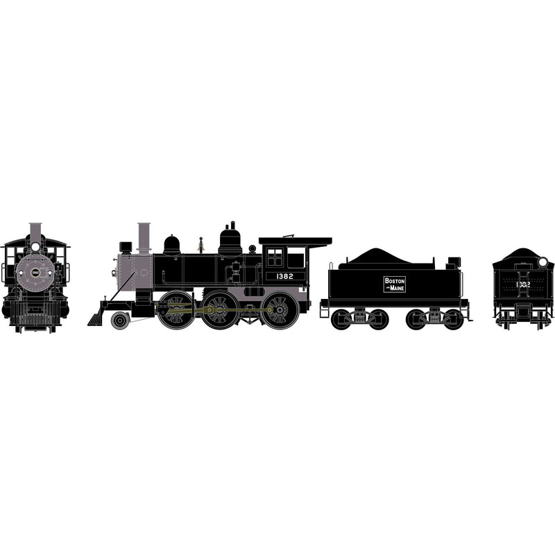 PREORDER Athearn ATH87315 HO RTR Old Time 2-6-0 Mogul w/DCC & Sound,B&M