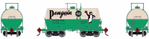 Athearn HO 97176 30' NACC 8,000 Gallon Tank Car, Penguin Ginger Ale (NADX)