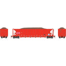 PREORDER Athearn ATH98492 HO RTR 5Bay Rapid Discharge Hopper,ITGX/Red