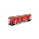 Athearn HO 98492 5-Bay Rapid Discharge Hopper, ITGX (Red)