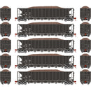 PREORDER Athearn ATH98495 HO RTR 5-Bay Rapid Discharge Hopper,ITGX/Black (5)