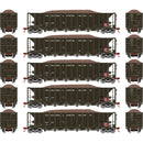 PREORDER Athearn ATH98497 HO RTR 5-Bay Rapid Discharge Hopper, HLMX