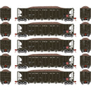 Athearn ATH98497 HO RTR 5-Bay Rapid Discharge Hopper, HLMX