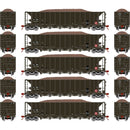 Athearn ATH98498 HO RTR 5-Bay Rapid Discharge Hopper, HLMX