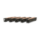 Athearn HO 98498 5-Bay Rapid Discharge Hoppers, Colorado and Wyoming (HLMX)
