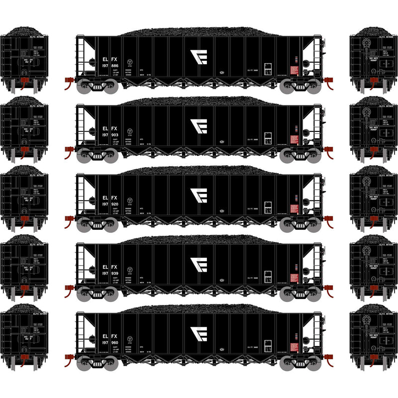 PREORDER Athearn ATH98647 HO RTR 5-Bay Rapid Discharge Hopper, ELFX