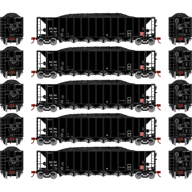 PREORDER Athearn ATH98649 HO RTR 5-Bay Rapid Discharge Hopper, GGPX
