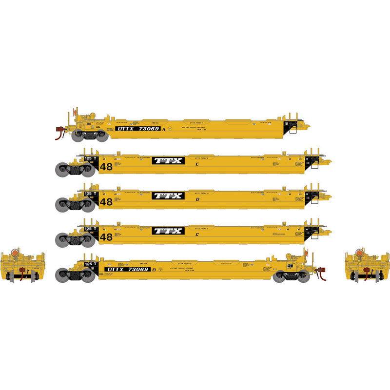 PREORDER Athearn Genesis ATHG-1013 HO Gunderson MAXI-STACK II Well Car, DTTX