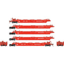 PREORDER Athearn Genesis HO ATHG-1023 Gunderson Maxi-Stack II Well Cars, GBRX
