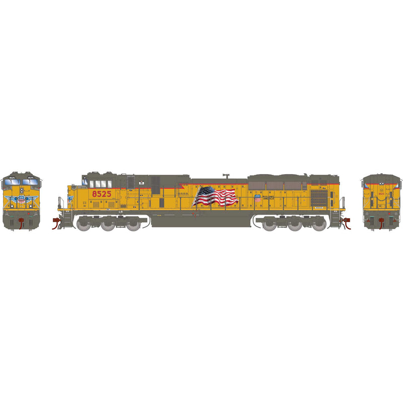 PREORDER Athearn Genesis ATHG-1036 HO GEN SD90MAC-H Ph2, UP 'Flag' Legendary Liveries