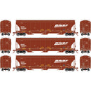 Athearn Genesis ATHG-1058 HO GEN Trinity 5161 Covered Hopper, BNSF