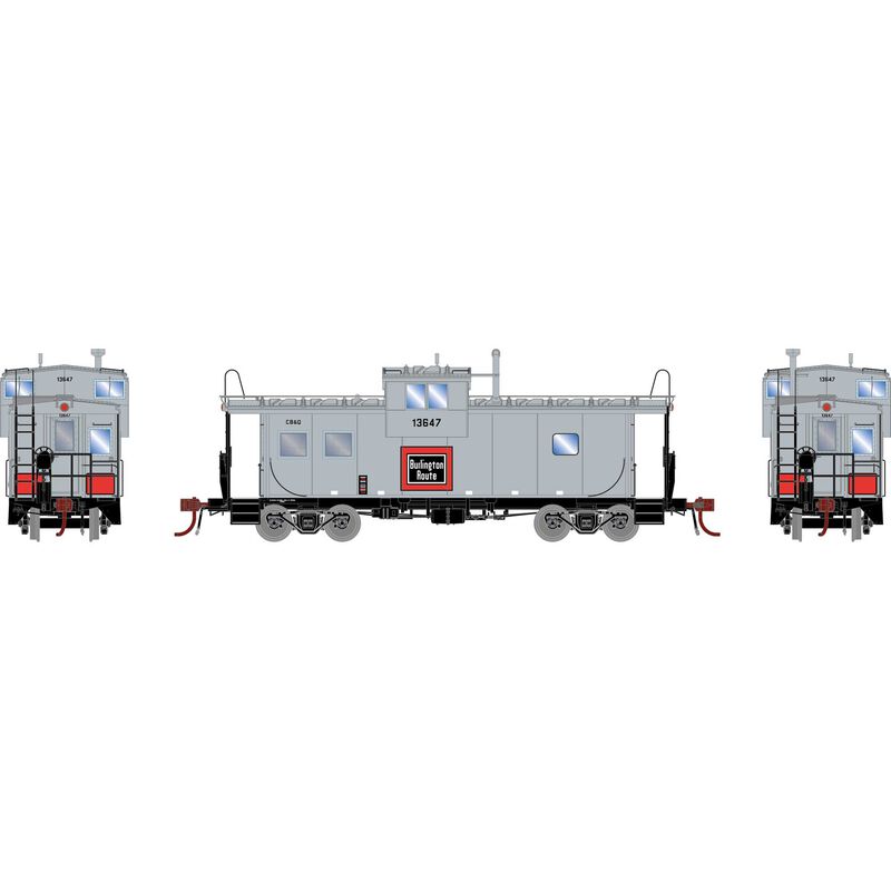 PREORDER Athearn Genesis ATHG-1096 HO GEN ICC Caboose With Lights & Sound, CBQ