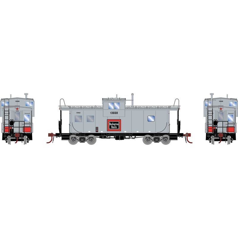 PREORDER Athearn Genesis ATHG-1088 HO GEN ICC Caboose With Lights, CBQ