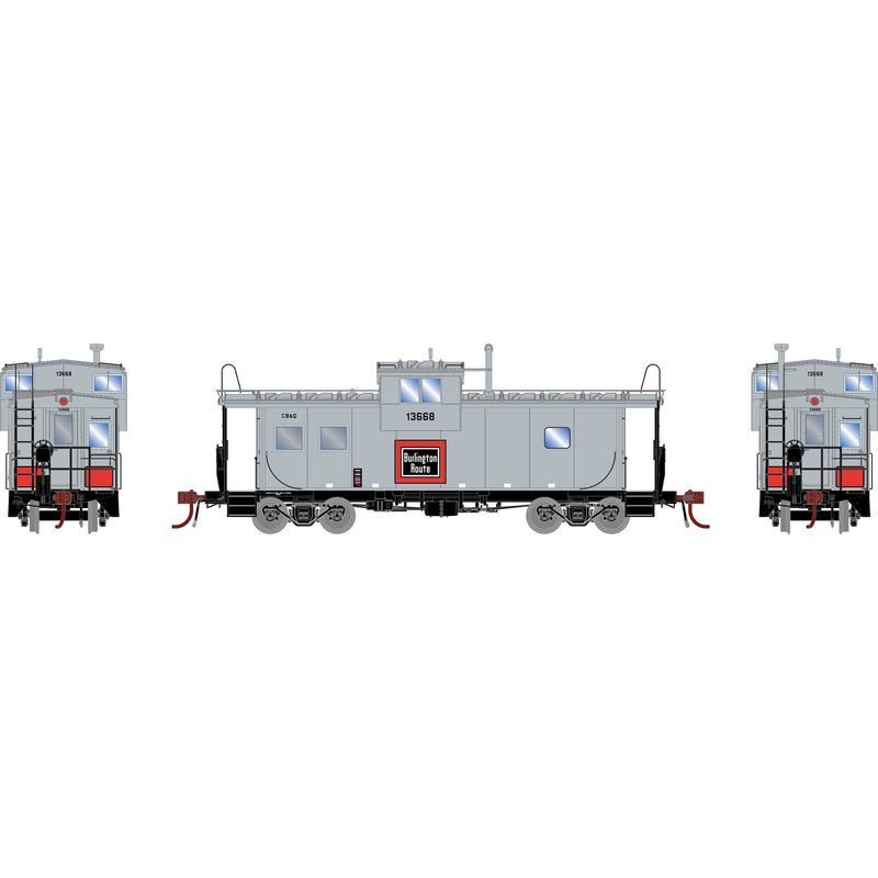 PREORDER Athearn Genesis ATHG-1088 HO GEN ICC Caboose With Lights, CBQ