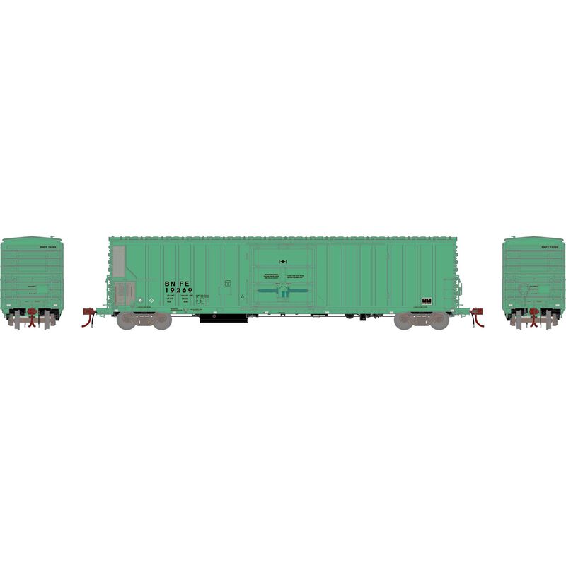 Athearn Genesis ATHG-1111 HO GEN 57' FGE Mechanical Reefer, BNFE Primed For Grime 'Faded Green'
