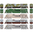 PREORDER Athearn Genesis ATHG-1155 HO GEN EMD SD70ACU Locomotive With DCC & Sound,CP Military Tribute Set 6644/7020/7021/7022/7023 5 pack of Locomotives