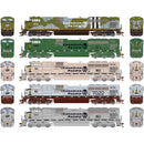 PREORDER Athearn Genesis ATHG-1155 HO GEN EMD SD70ACU Locomotive With DCC & Sound,CP Military Tribute Set 6644/7020/7021/7022/7023 5 pack of Locomotives