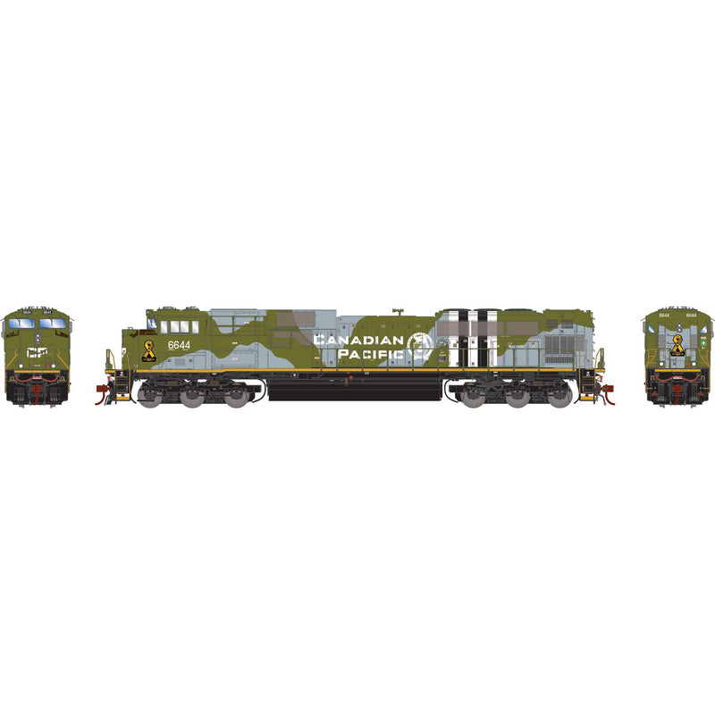 PREORDER Athearn Genesis ATHG-1156 HO GEN EMD SD70ACU Locomotive With DCC & Sound, CP/Military Tribute