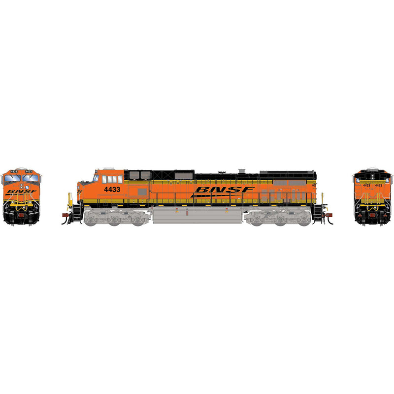 PREORDER Athearn Genesis ATHG-1222 HO GE Dash 9-44CW Locomotive With DCC & Sound, BNSF Wedge