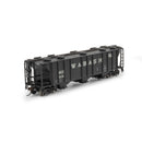 PREORDER Athearn Genesis ATHG-1279 HO PS-2 2893 3-Bay Covered Hopper, WAB Primed For Grime