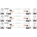 PREORDER Athearn Genesis ATHG-1320 HO TankTrain Intermediate, CGTX #79002 / #79003 / #79004