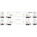 PREORDER Athearn Genesis ATHG-1340 HO TankTrain A/B, GATX White