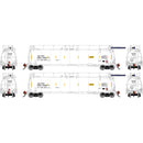 Athearn Genesis ATHG-1343 HO TankTrain A/B, GATX White #44594 / #44599