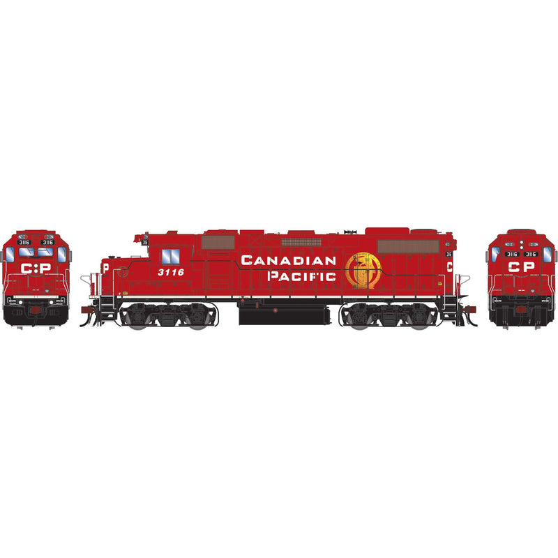 PREORDER Athearn Genesis ATHG-1393 HO GP38-2 Locomotive, CP 'Golden Beaver'