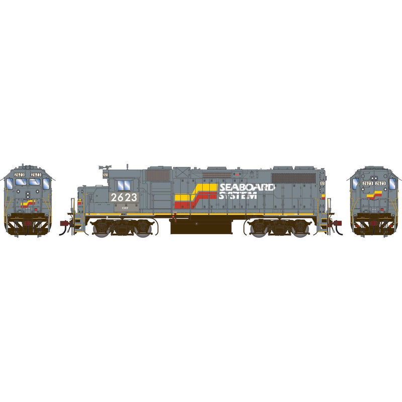 PREORDER Athearn Genesis ATHG-1415 HO GP38-2 Locomotive With DCC & Sound, CSX 'Ex-SBD' Primed For Grime