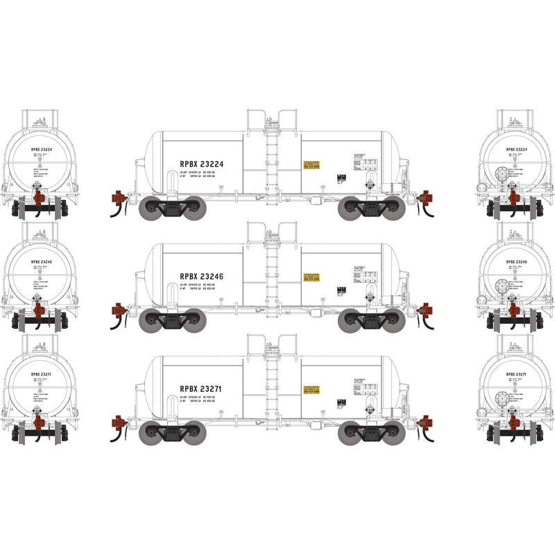PREORDER Athearn Genesis ATHG-1437 HO 13K Gallon Acid Tank Car, RPBX