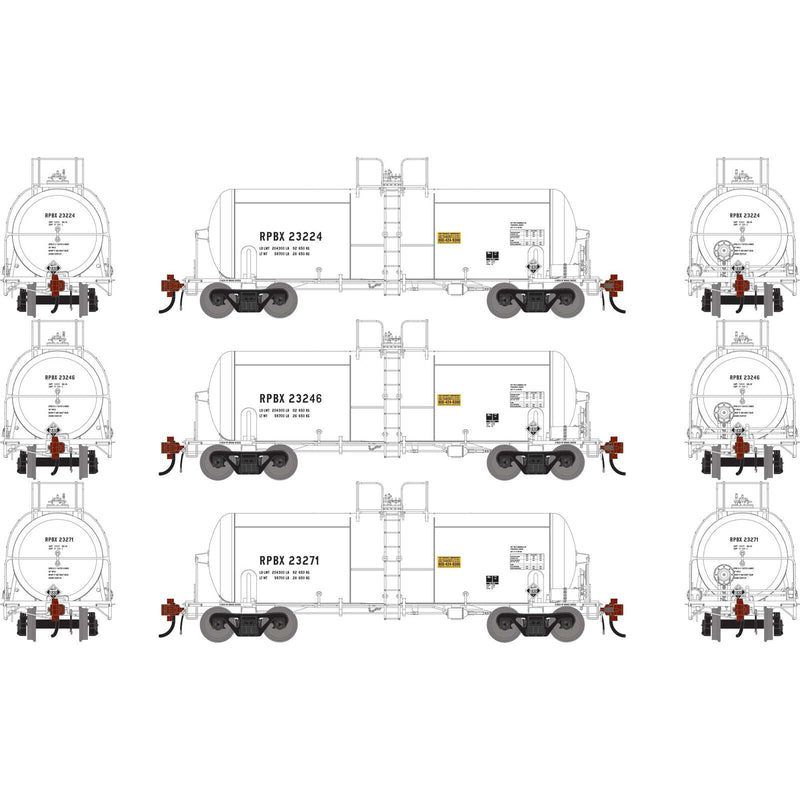 PREORDER Athearn Genesis ATHG-1437 HO 13K Gallon Acid Tank Car, RPBX