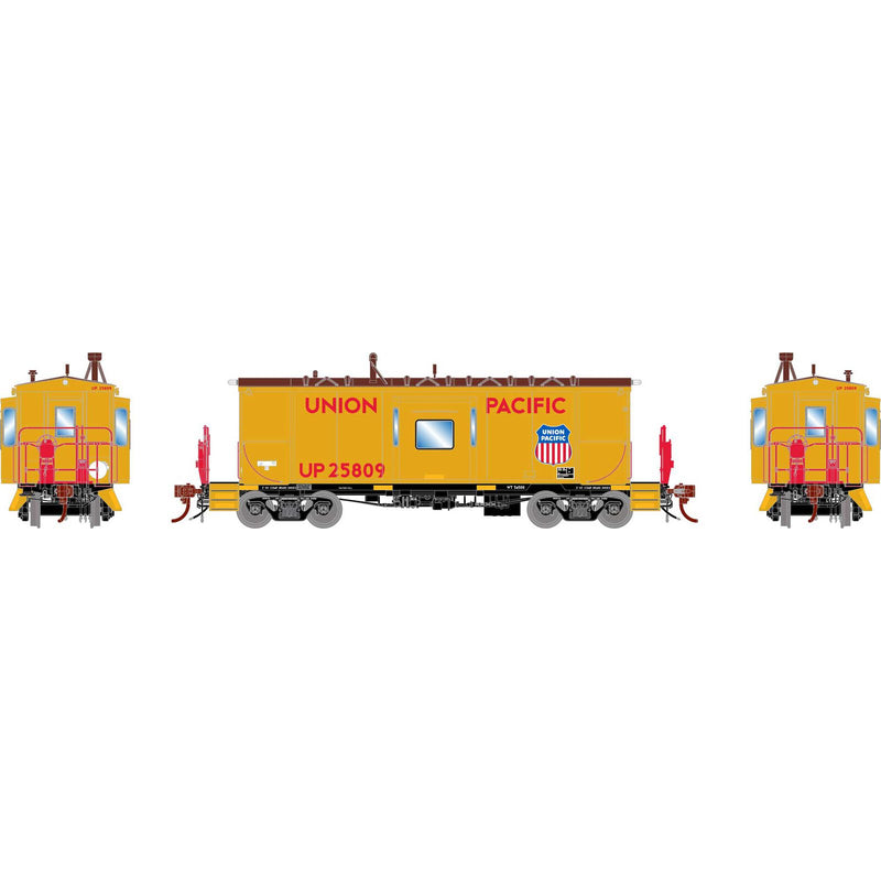 PREORDER Athearn Genesis ATHG-1449 HO ICC CA-11 Caboose With Lights, UP 'Snowbus'