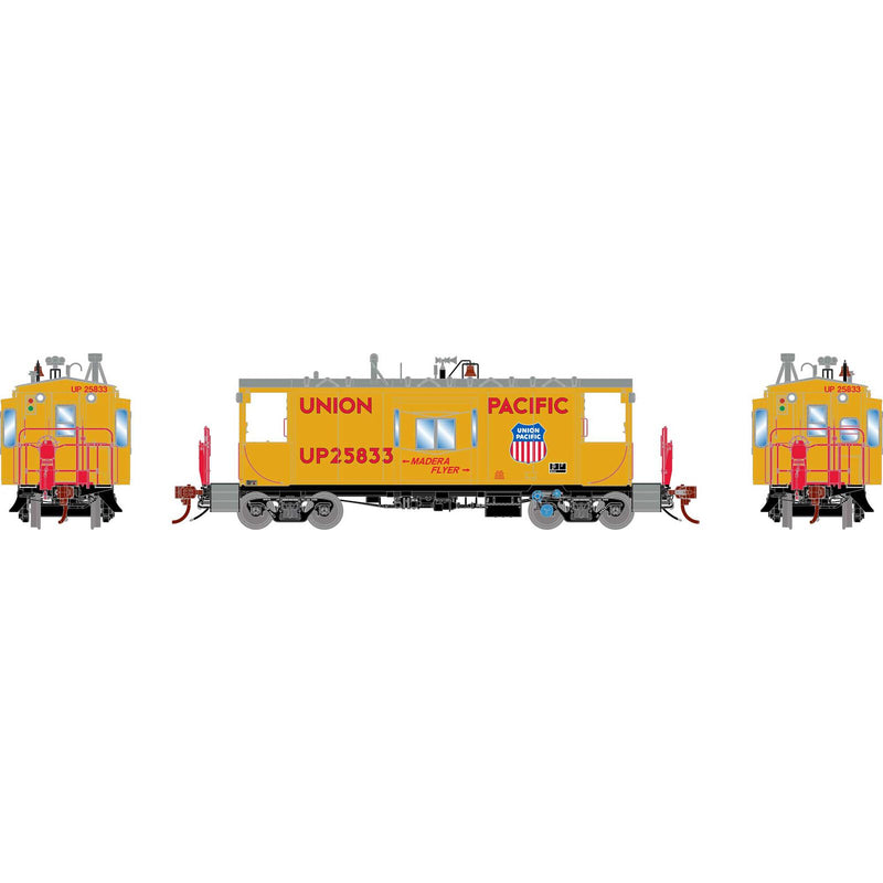 PREORDER Athearn Genesis ATHG-1461 HO ICC CA-11a Caboose With Lights & Sound, UP 'Madera Flyer'