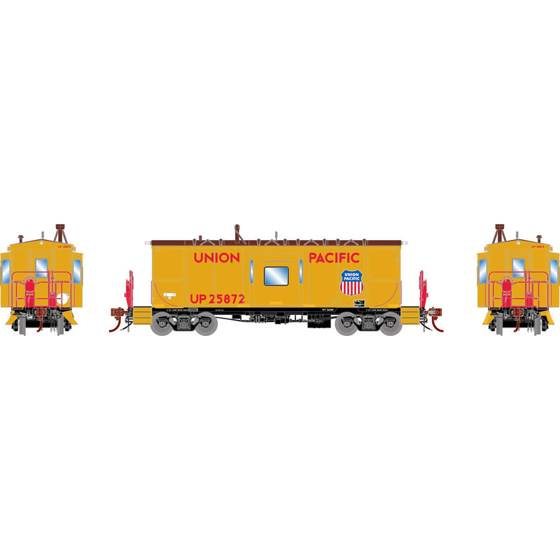 PREORDER Athearn Genesis ATHG-1463 HO ICC CA-11a Caboose With Lights & Sound, UP 'Snowbus'