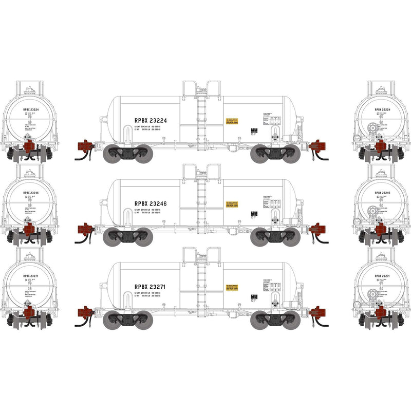 PREORDER Athearn Genesis ATHG-1483 N 13K Gallon Acid Tank Car, RPBX