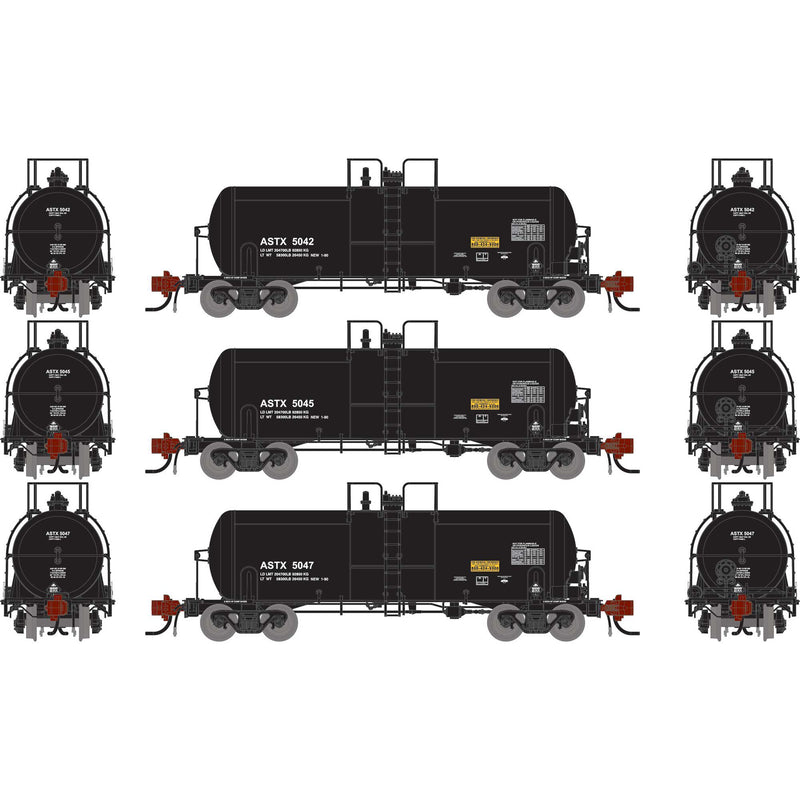 PREORDER Athearn Genesis ATHG-1487 N 13K Gallon Acid Tank Car, ASTX