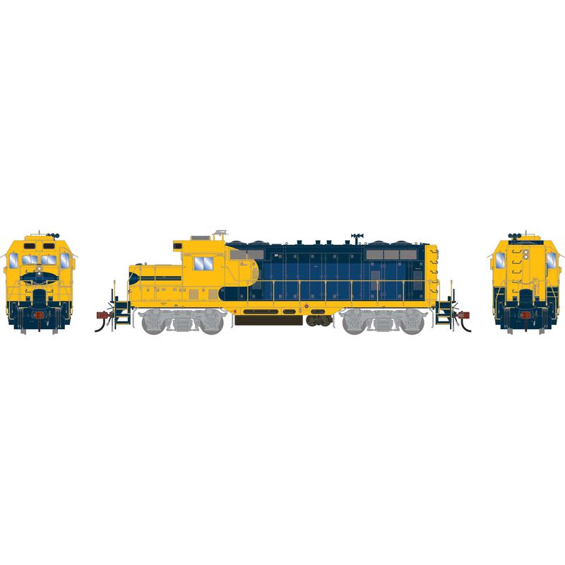 PREORDER Athearn Genesis ATHG-1489 HO GEN GP7u Locomotive,  Ex-ATSF Patched Unlettered/Unnumbered