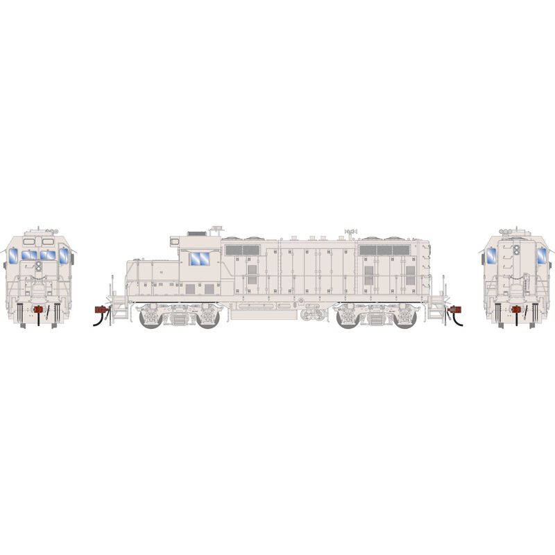 PREORDER Athearn Genesis ATHG-1490 HO GEN GP7u Locomotive,  Undecorated