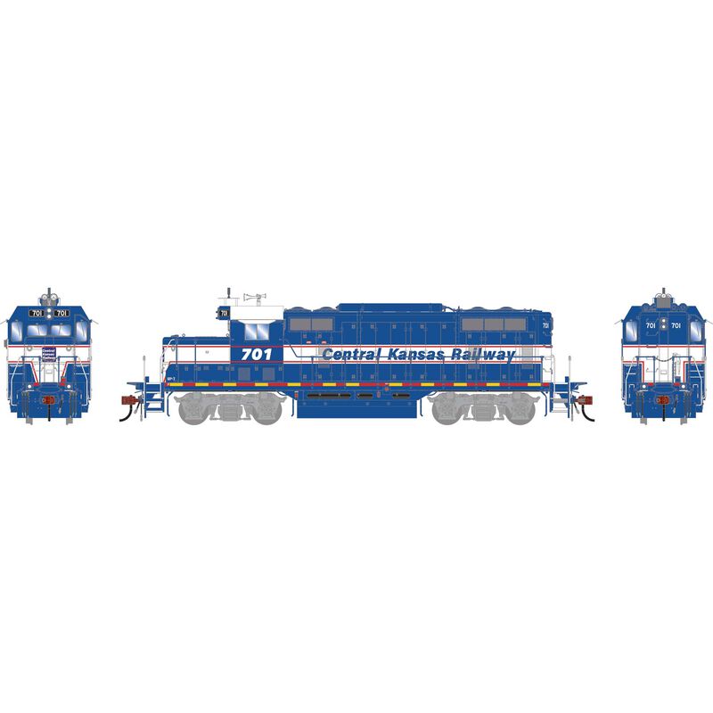 PREORDER Athearn Genesis ATHG-1499 HO GEN GP7u Locomotive w/DCC & Sound, CKRY