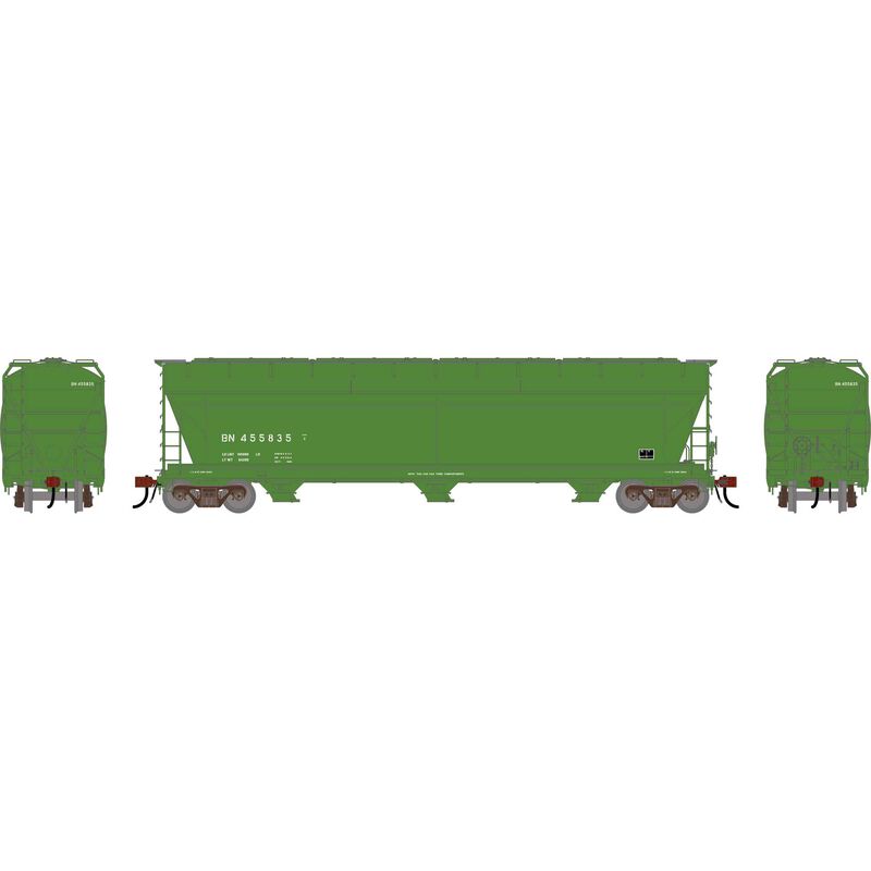 PREORDER Athearn Genesis ATHG-1535 HO GEN ACF 4600 Covered Hoppers, BN