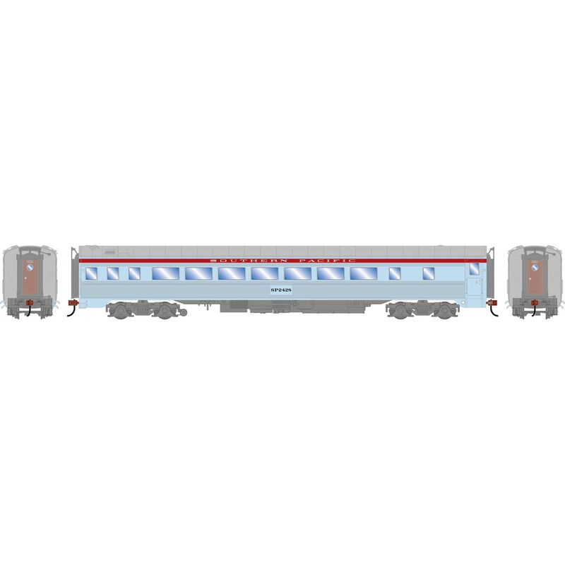 PREORDER Athearn Genesis ATHG-1546 HO GEN 77' Pullman Chair Car, SP 'General Service'