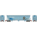 Athearn Genesis ATHG-1555 N GEN ACF 4600 Covered Hoppers, Primed For Grime FURX