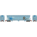 Athearn Genesis ATHG-1556 N GEN ACF 4600 Covered Hoppers, Primed For Grime FURX