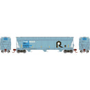 Athearn Genesis ATHG-1556 N GEN ACF 4600 Covered Hoppers, Primed For Grime FURX